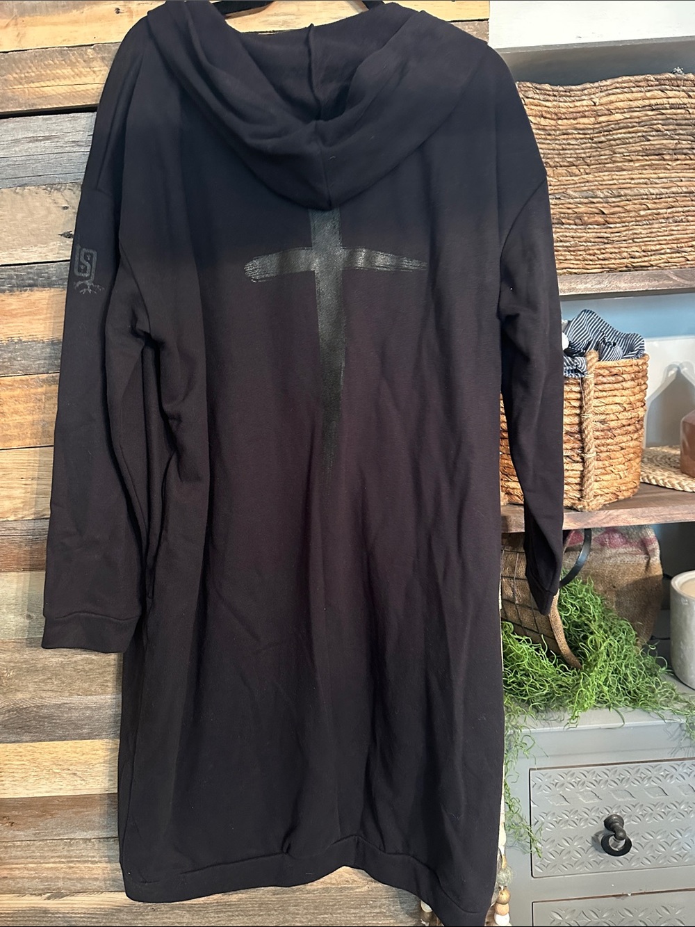 Long hoodie .. coat for fall  sweatshirt zip up